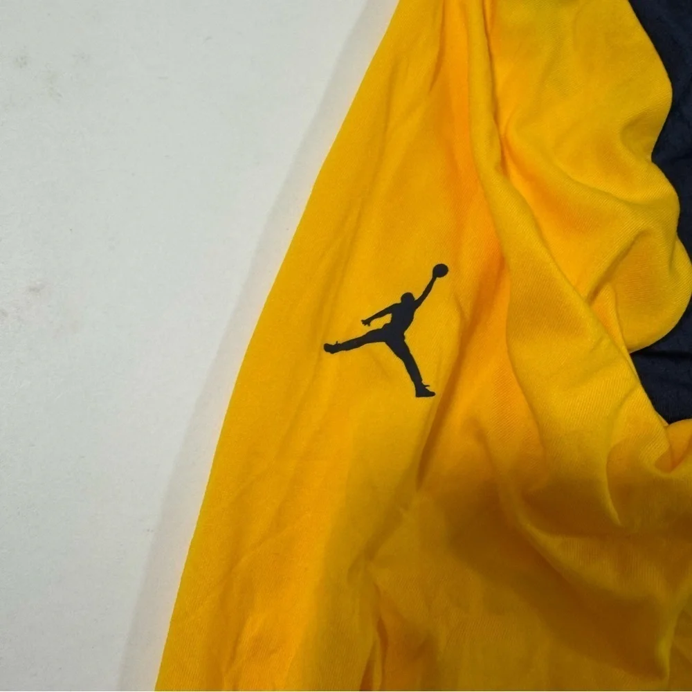 Jordan Michigan Wolverines Long Sleeve Shooting Shirt NCAA